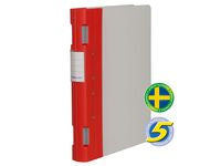 Gaffelpärm KEBAErgo A4 40mm röd/neutral - Primmeshiper