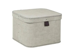 Förvaringsbox m.lock kartong linne 2/fp - Primmeshiper