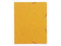 Gummibandsmapp kartong u.kl. A4 gul - Primmeshiper