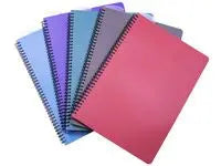 Anteckningsblock PP A4 90bl sort.färger - Primmeshiper