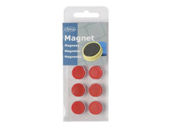 Magnetknappar ACTUAL 16mm röd 10/fp - Primmeshiper