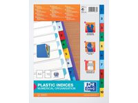 Plastregister ELBA A4 1-10 olika färger - Primmeshiper