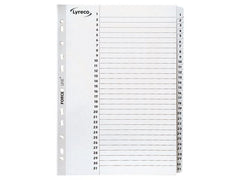 Kartongregister LYRECO A4 1-31 vit - Primmeshiper