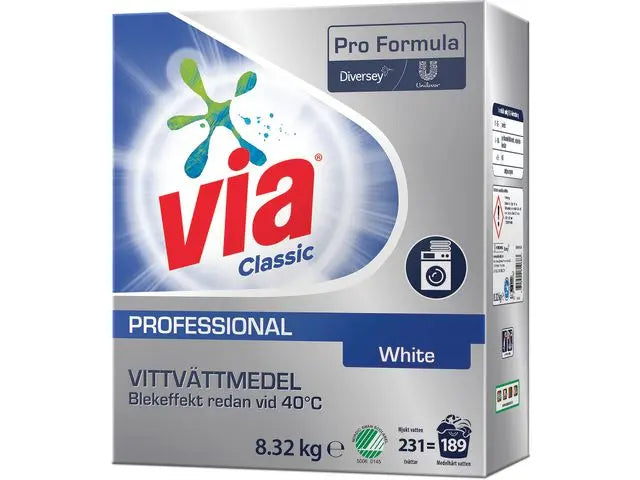 Tvättmedel VIA Pro Form. White 8,32kg - Primmeshiper
