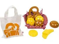 Matvaror av trä bröd med korg 11 delar - Primmeshiper