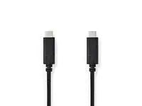 Kabel NEDIS USB-C - USB-C 2m svart - Primmeshiper