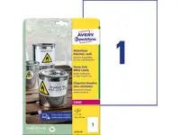 Etikett AVERY Slitstark 210x297 20/fp - Primmeshiper
