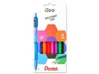 Kulpenna PENTEL iZee sort.färg 8/fp - Primmeshiper